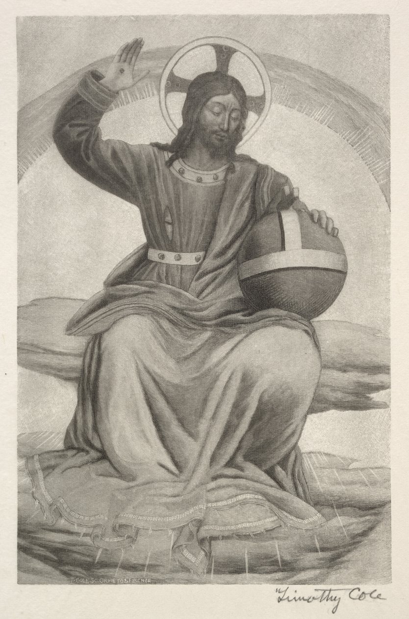 Oude Italiaanse Meesters: Christus op de Troon, 1888-1892 door Timothy Cole