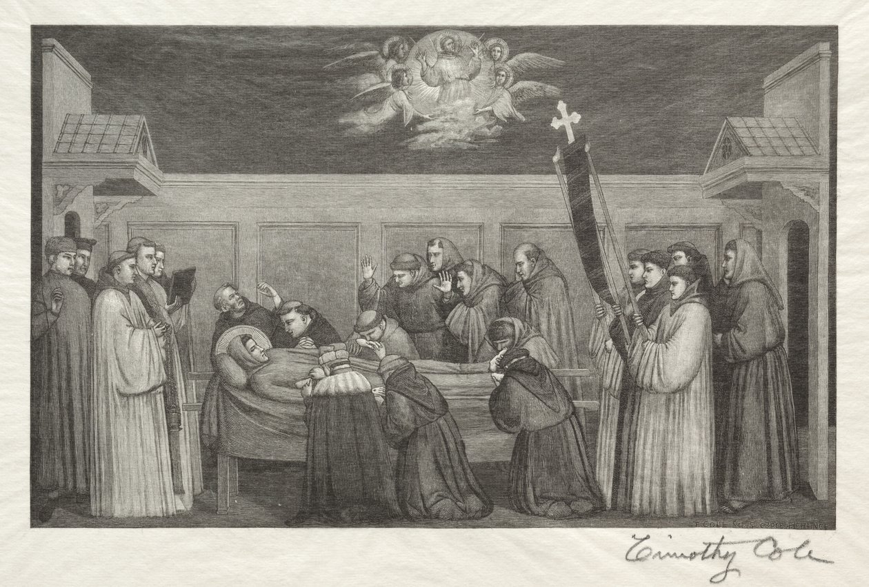 Oude Italiaanse Meesters: De Dood van St. Franciscus door Timothy Cole