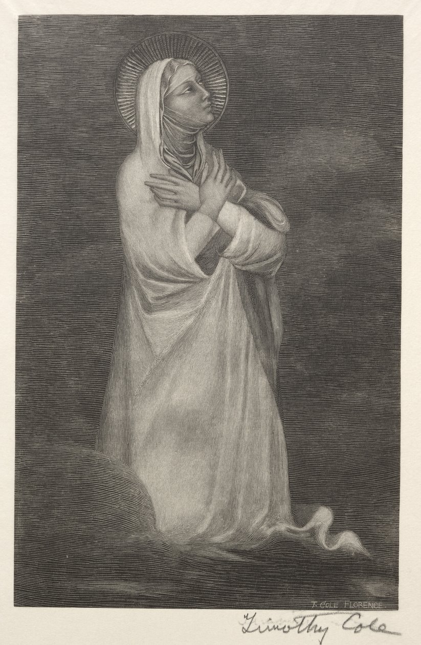 Oude Italiaanse Meesters: Figuur van de Maagd, 1888-1892 door Timothy Cole