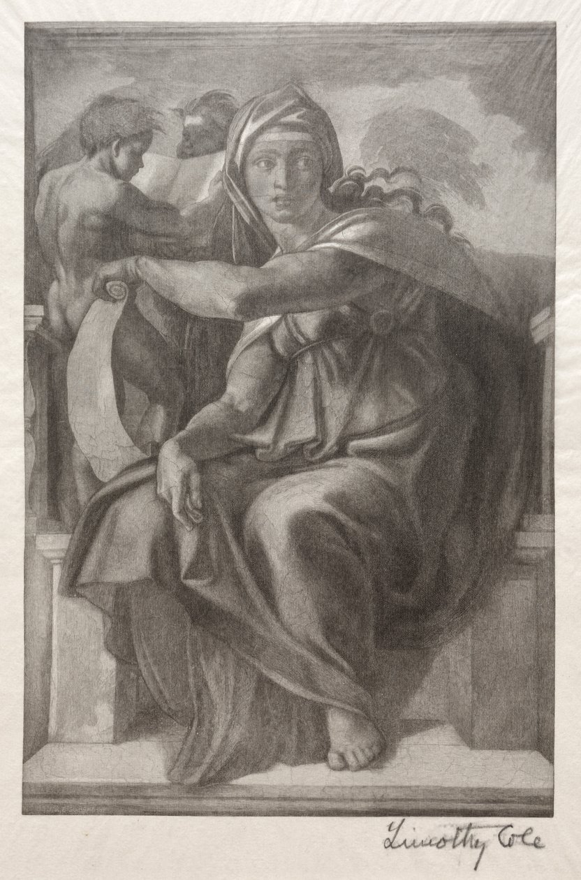 Oude Italiaanse meesters: De Delphische Sibylle, 1890 door Timothy Cole