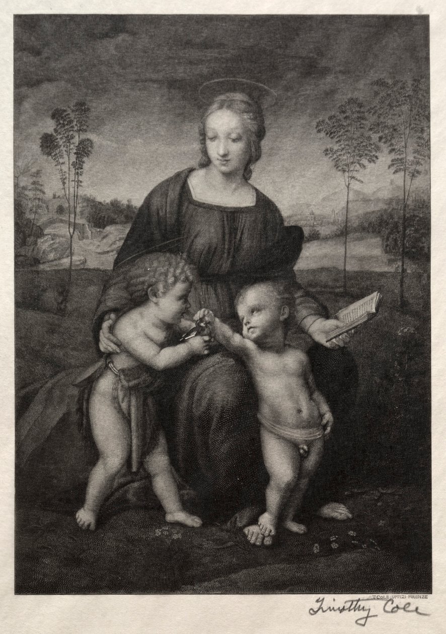 Oude Italiaanse meesters: De Madonna van de distelvink, 1888-1892 door Timothy Cole