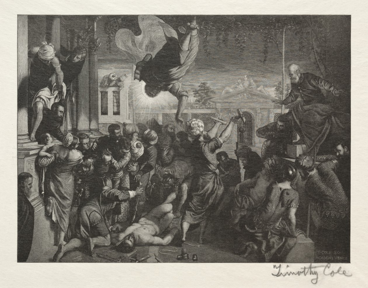 Oude Italiaanse meesters: Het wonder van St. Marcus door Timothy Cole
