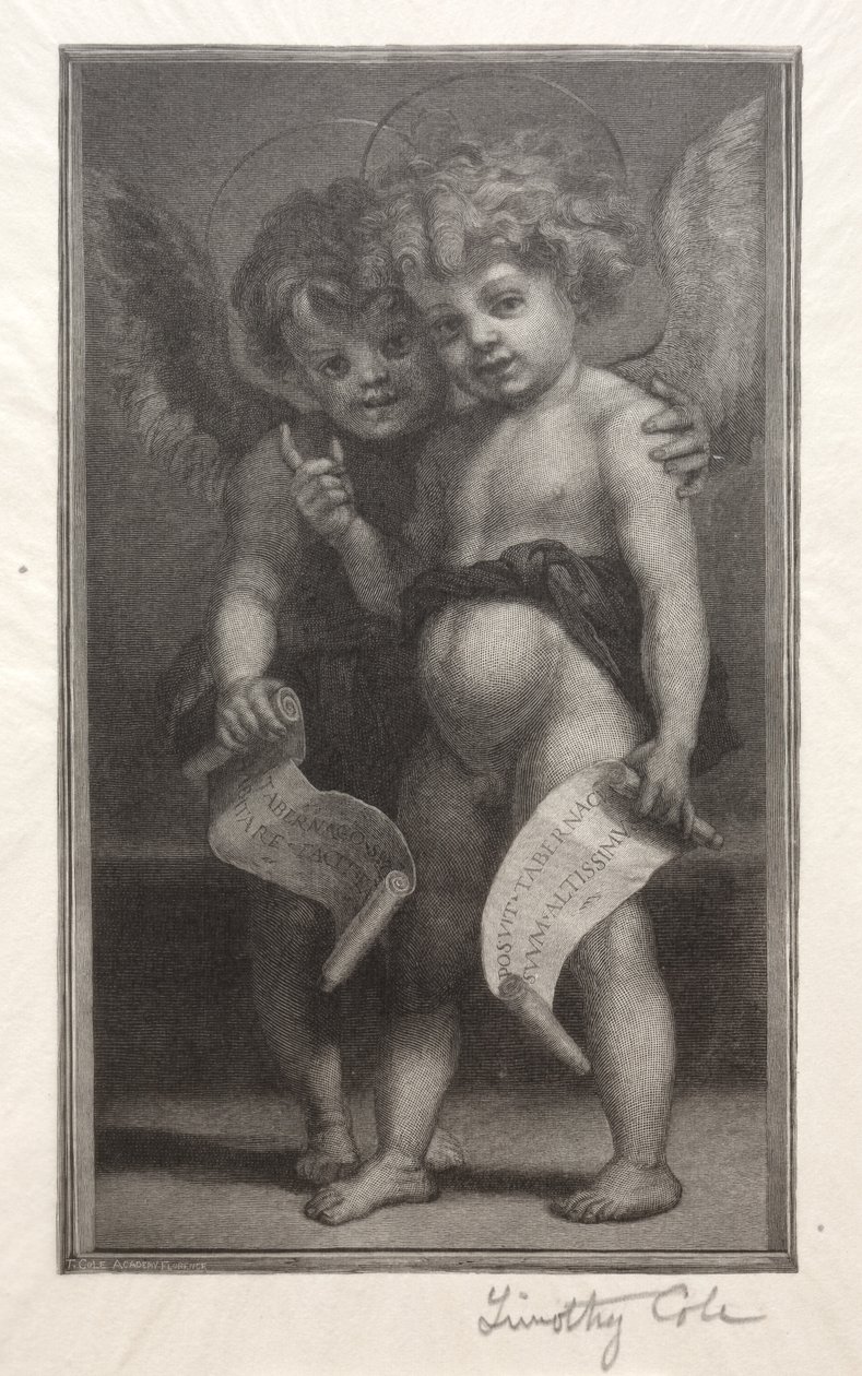 Oude Italiaanse Meesters: Twee kinderengelen, 1888-1892 door Timothy Cole