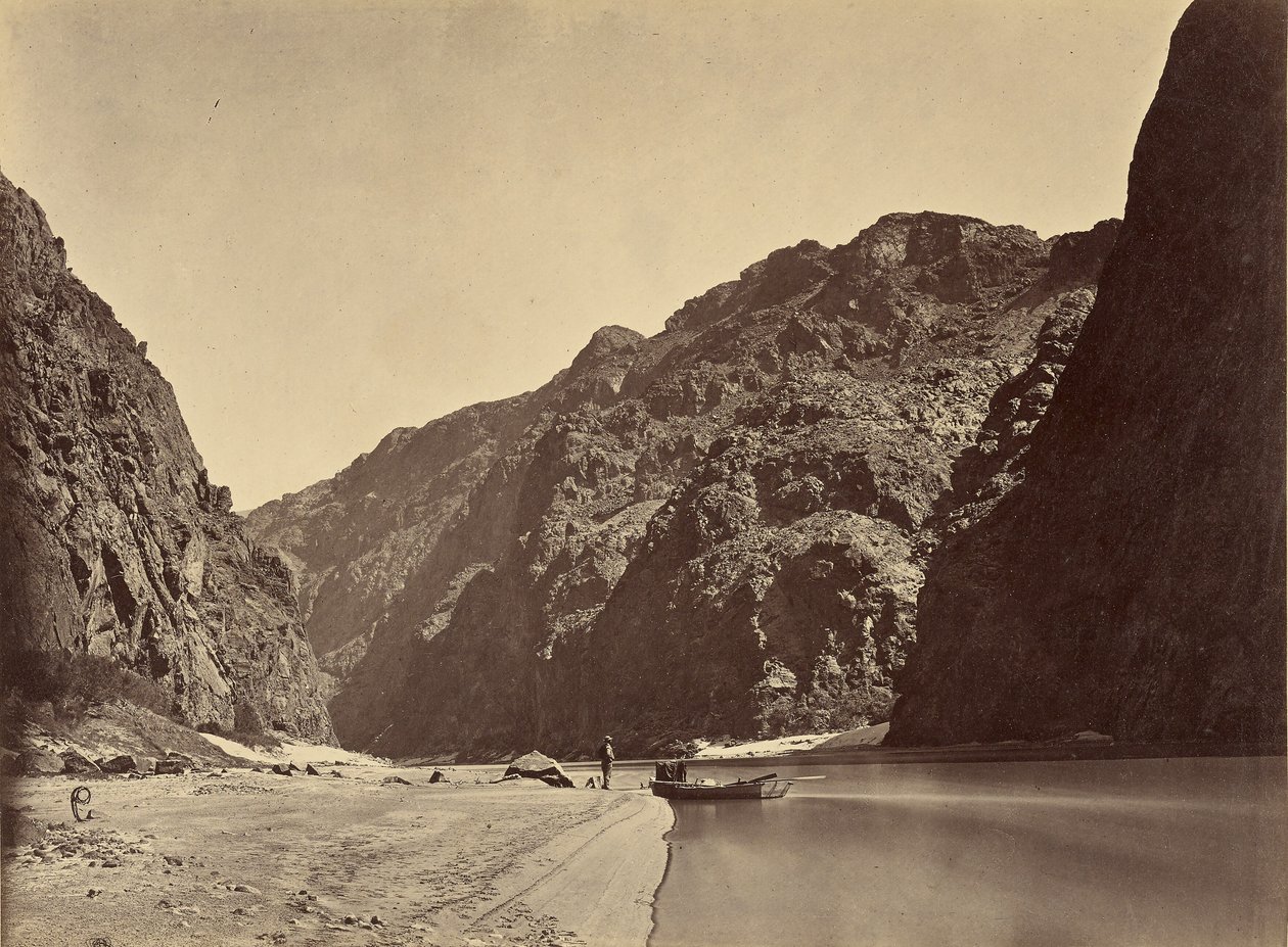 Black Cañon, Colorado River, stroomopwaarts gezien vanaf Mirror Bar door Timothy H. O