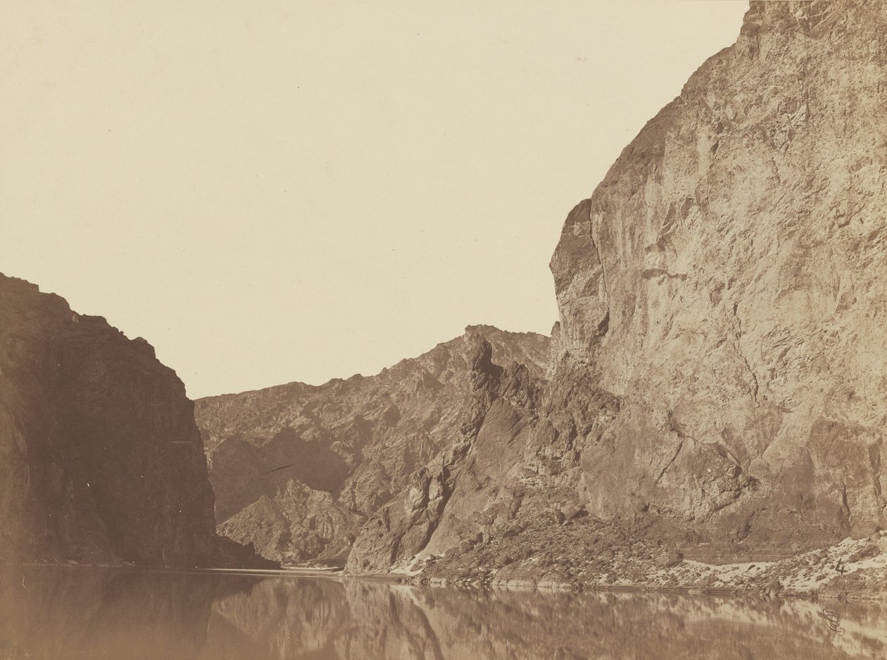 Black Canyon, Colorado River, uitzicht naar beneden vanaf Big Horn Camp, nr. 4 door Timothy H. O