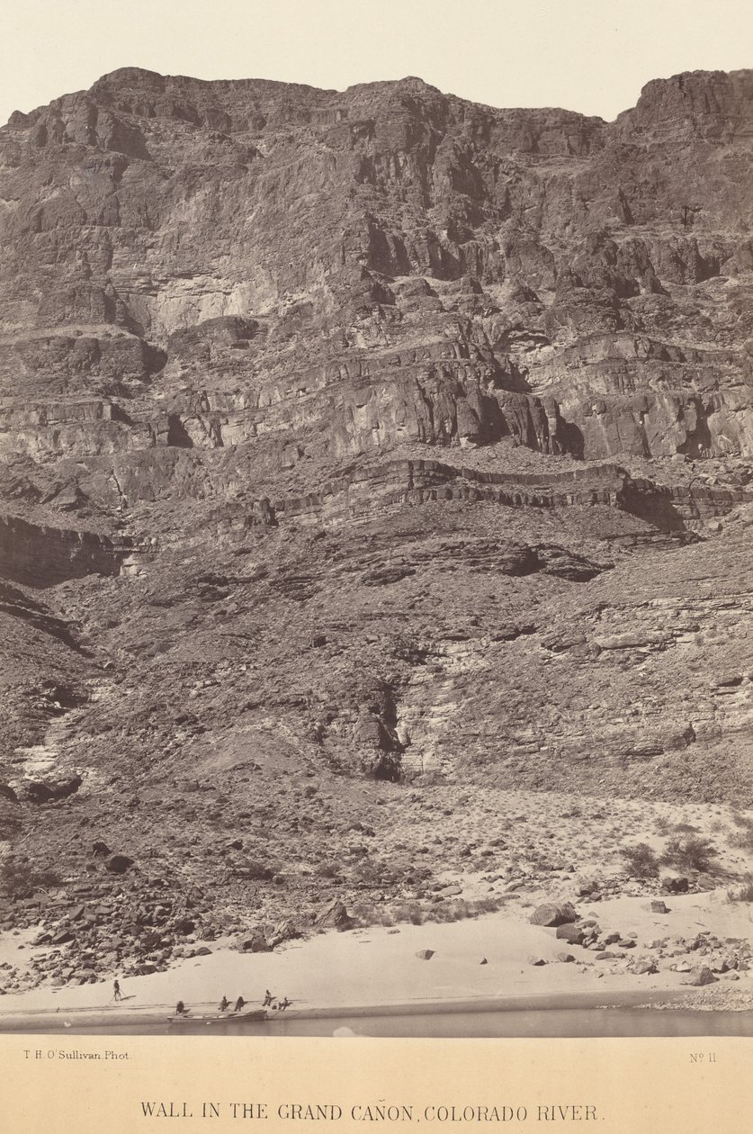 Muur in de Grand Canyon, Colorado River door Timothy H. O