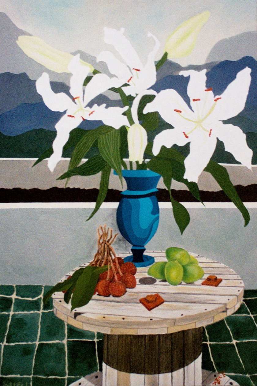 Lelie, limoen en lychee door Timothy Nathan Joel
