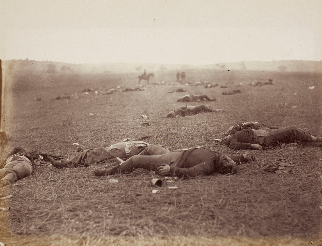Een oogst van de dood, Gettysburg, Pennsylvania door Timothy O