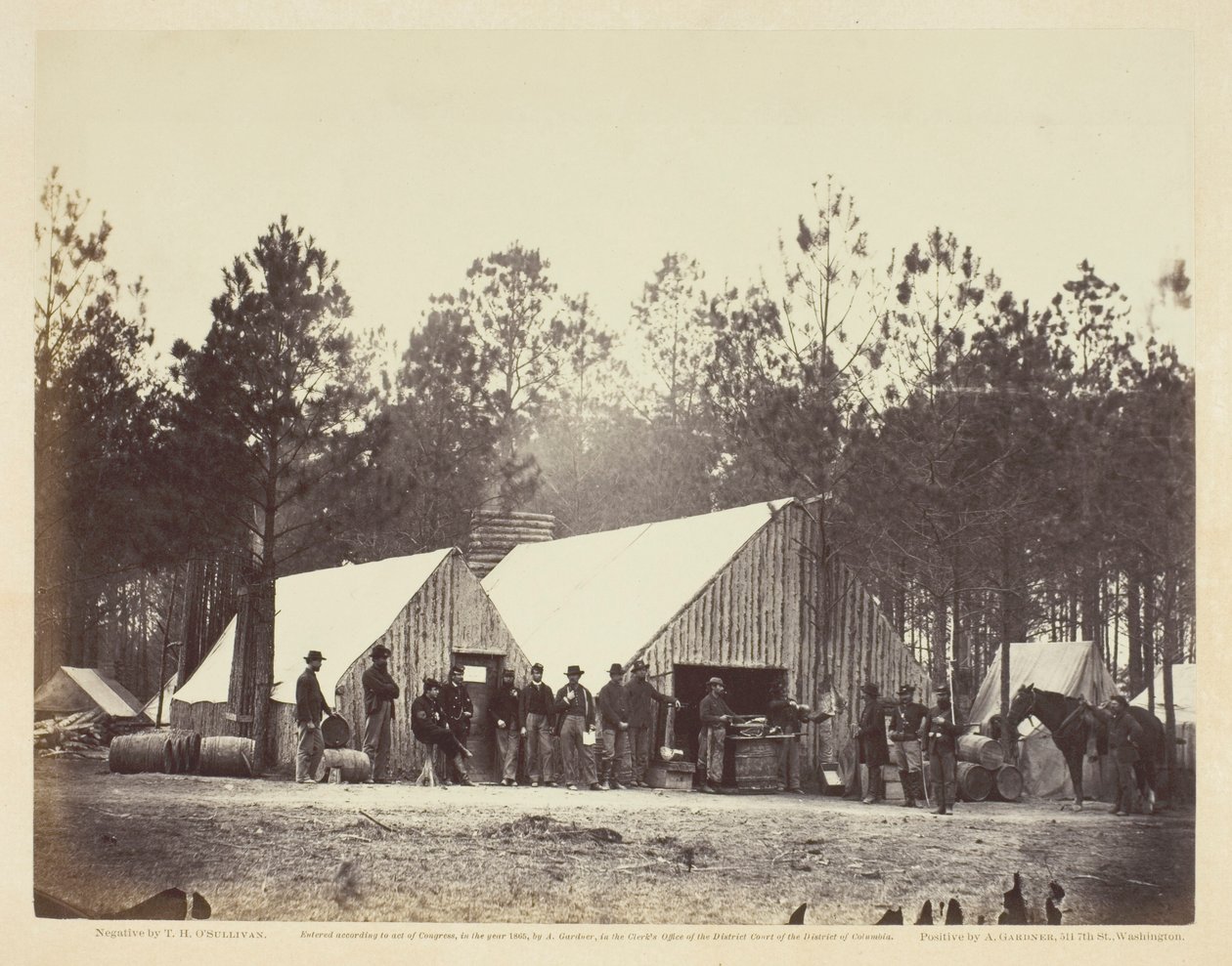 Dienst bevoorrading, hoofdkwartier van het Leger van de Potomac door Timothy O