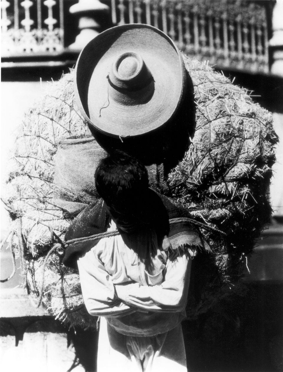 Campesino, Staat Veracruz, Mexico, 1927 door Tina Modotti