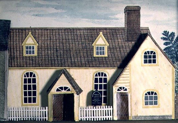 Model van een Kapel, Halstead Congregate Church, Essex door Tirzah Ravilious