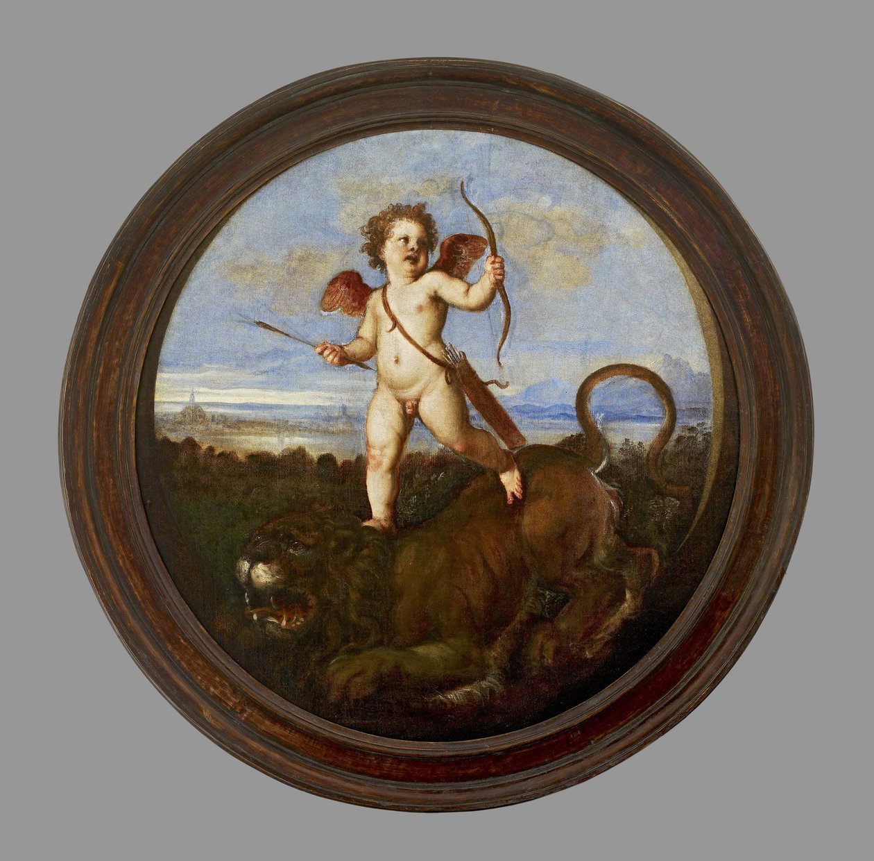 De triomf van de liefde, c. 1545 door Tiziano Vecelli