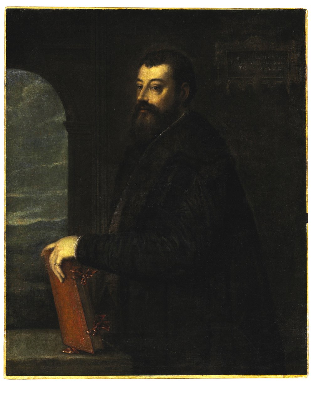 Portret van Gabriele Giolito de