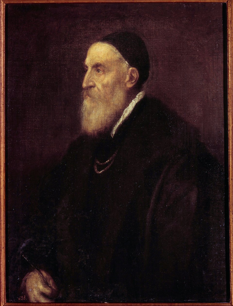 Zelfportret door Tiziano Vecelli