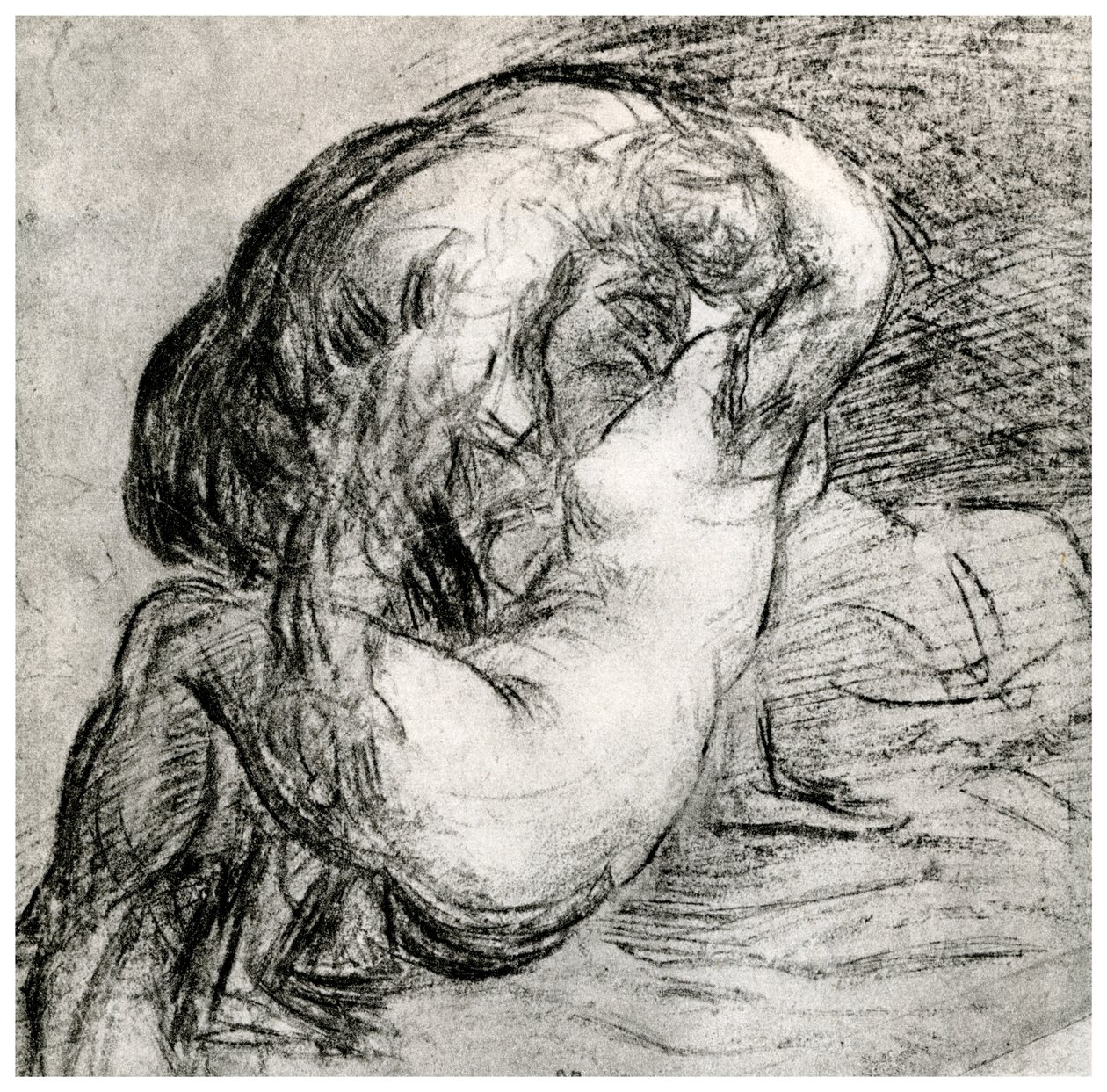 Geliefden Jupiter en Io, ca. 1560, 1937 door Tiziano Vecelli