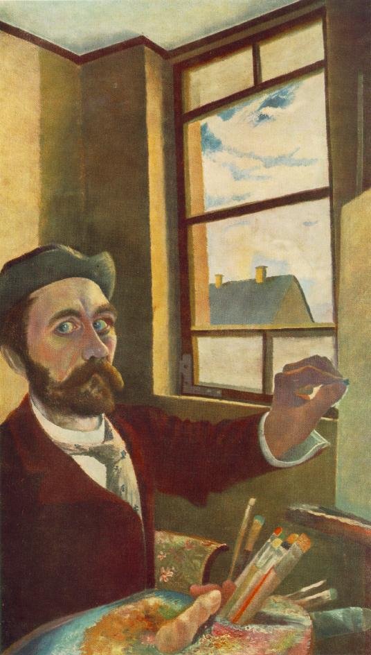 Zelfportret door Tivadar Kosztka Csontvary