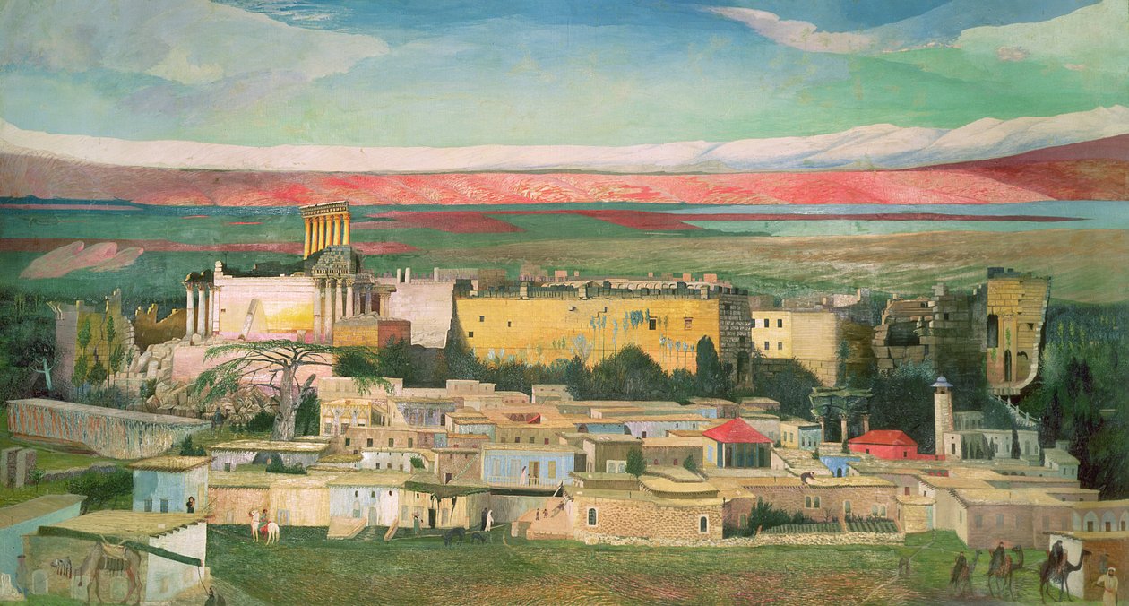 Baalbek, 1906 door Tivadar Kosztka Csontvary