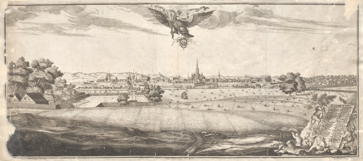 Prospectus Meridionalis Viennae Austriae door Tobias Sadler
