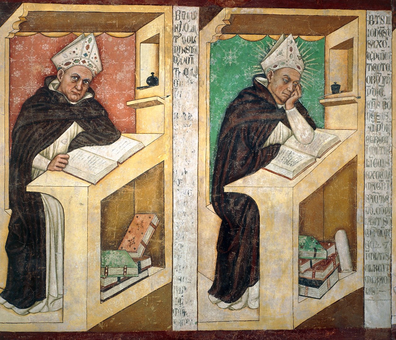 St. Albertus de Grote (detail) door Tomaso da (late 15th century) Modena