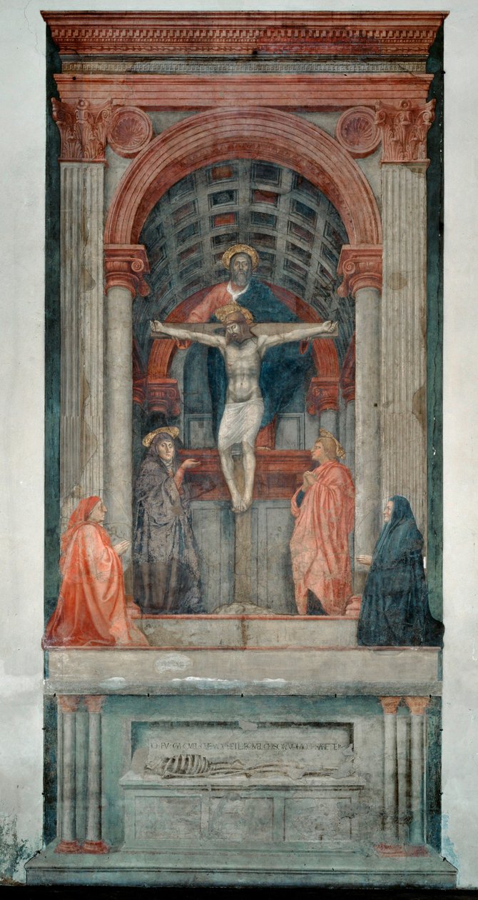 Trinita door Tommaso Masaccio