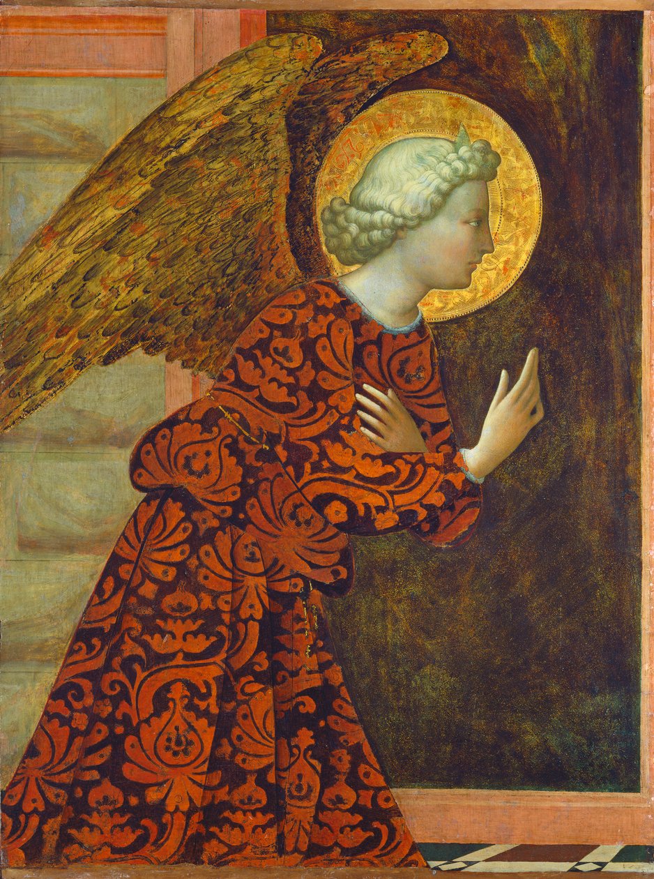De Aartsengel Gabriël, ca. 1430 door Tommaso Masolino da Panicale