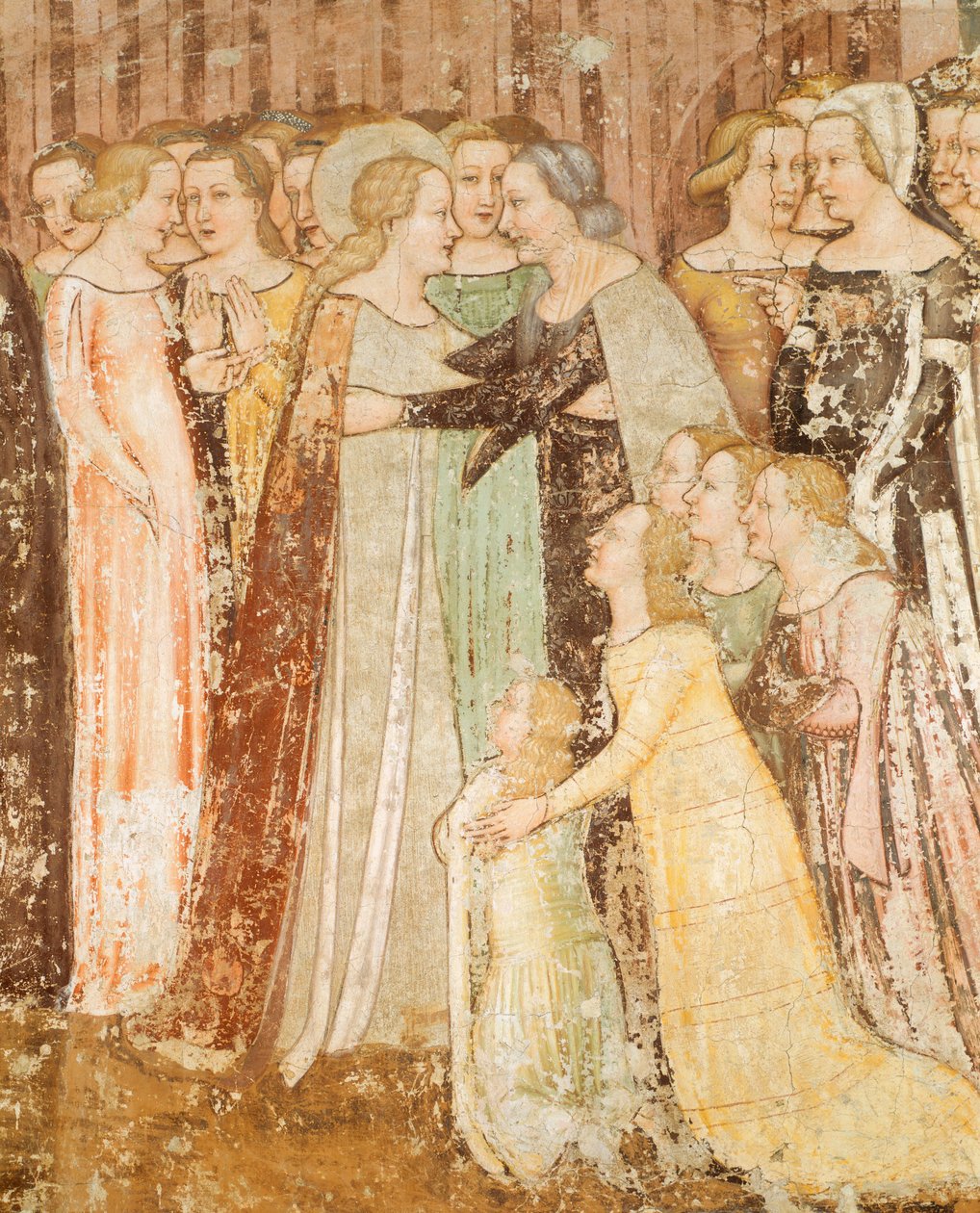 Afscheid (detail) door Tommaso da Modena