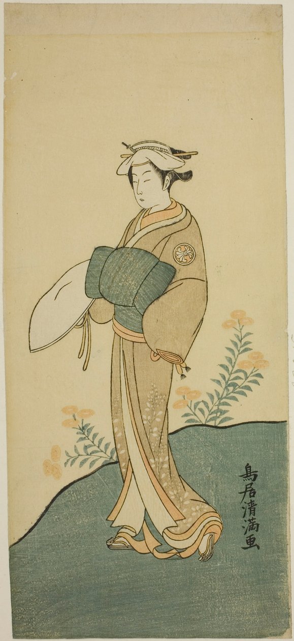 De acteur Segawa Kikunojo II door Torii Kiyomitsu I