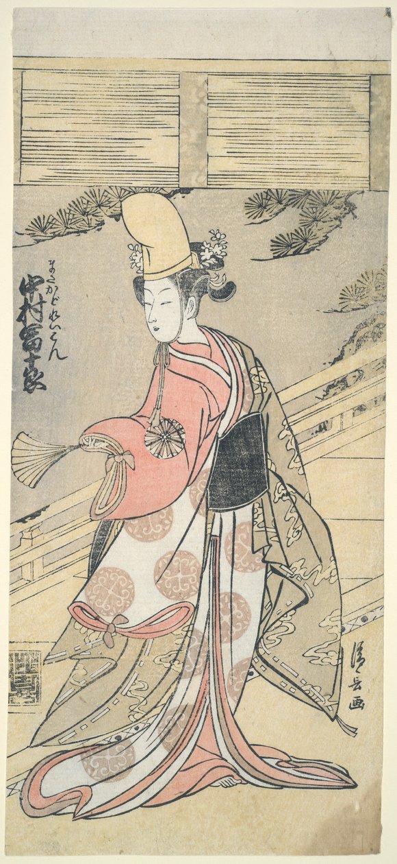 Acteur Nakamura Tomijūrō door Torii Kiyonaga