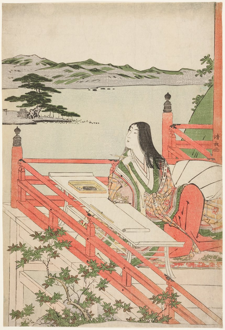 Murasaki Shikibu door Torii Kiyonaga