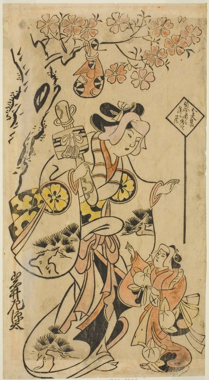 De acteur Iwai Sagenta I door Torii Kiyonobu I