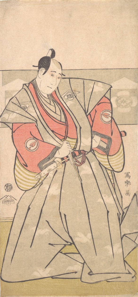 De acteur Sawamura Sojuro III, 1794-95 door Toshusai Sharaku