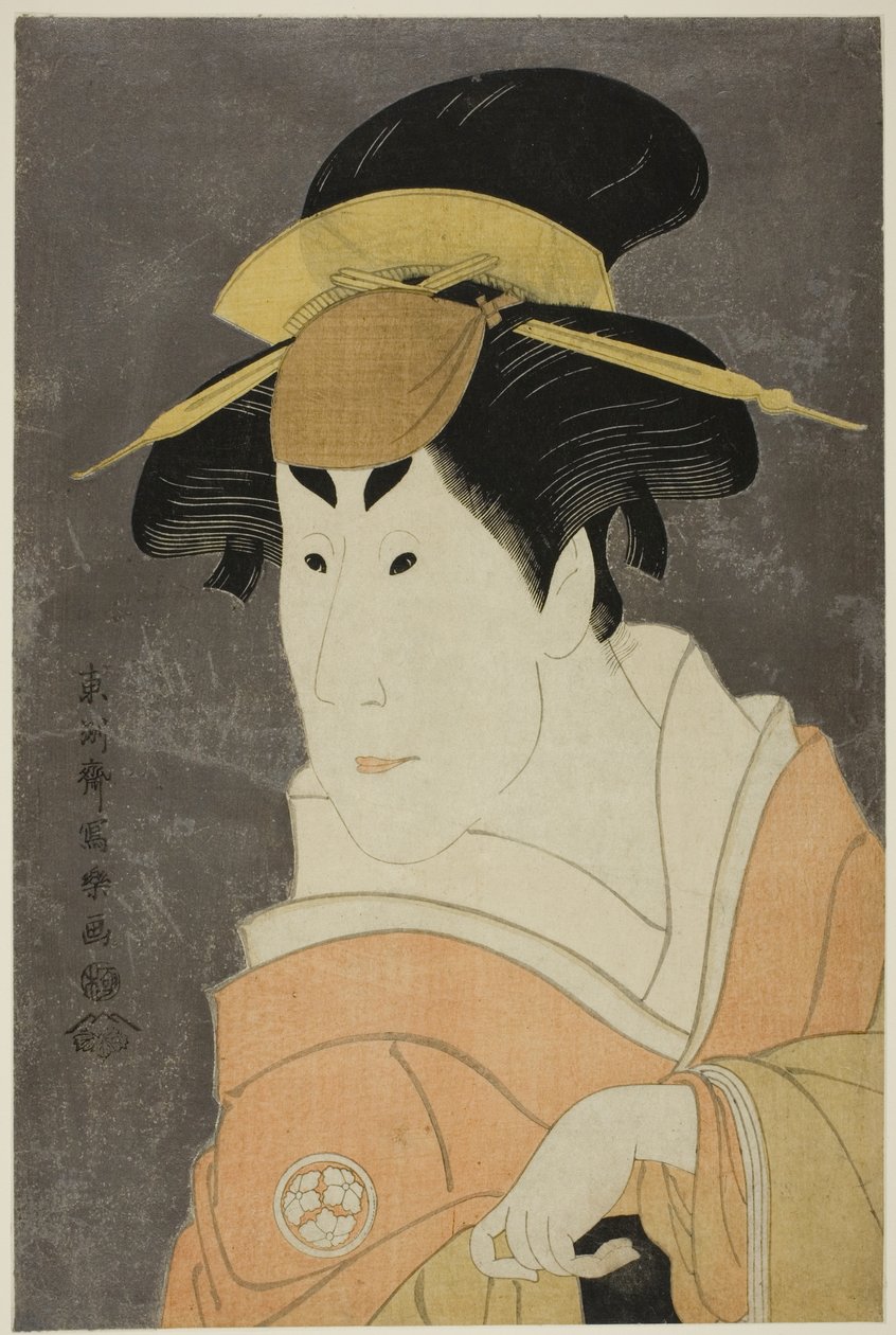 De acteur Osagawa Tsuneyo II als Osan, Ippei
