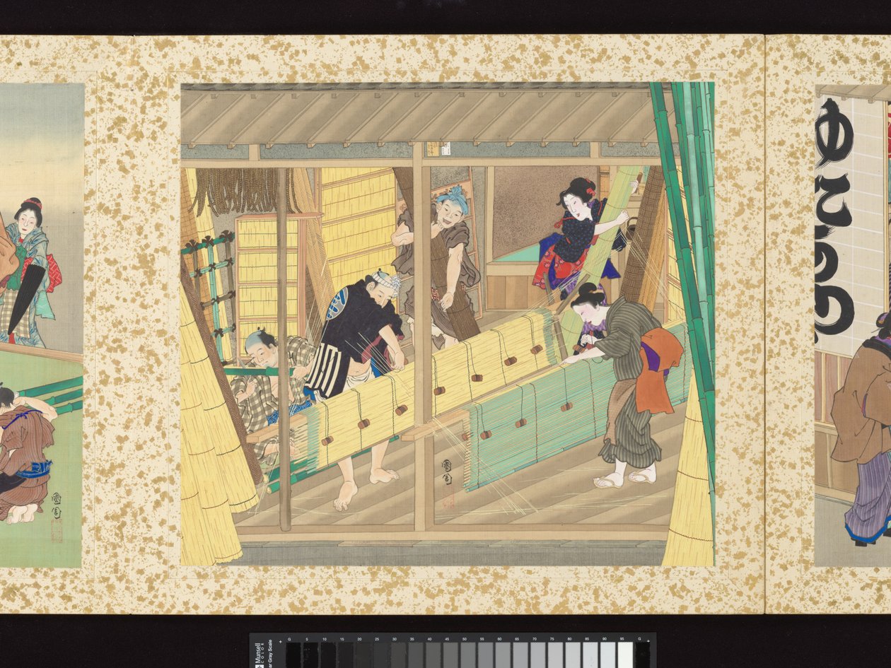  door Toyohara Kunichika