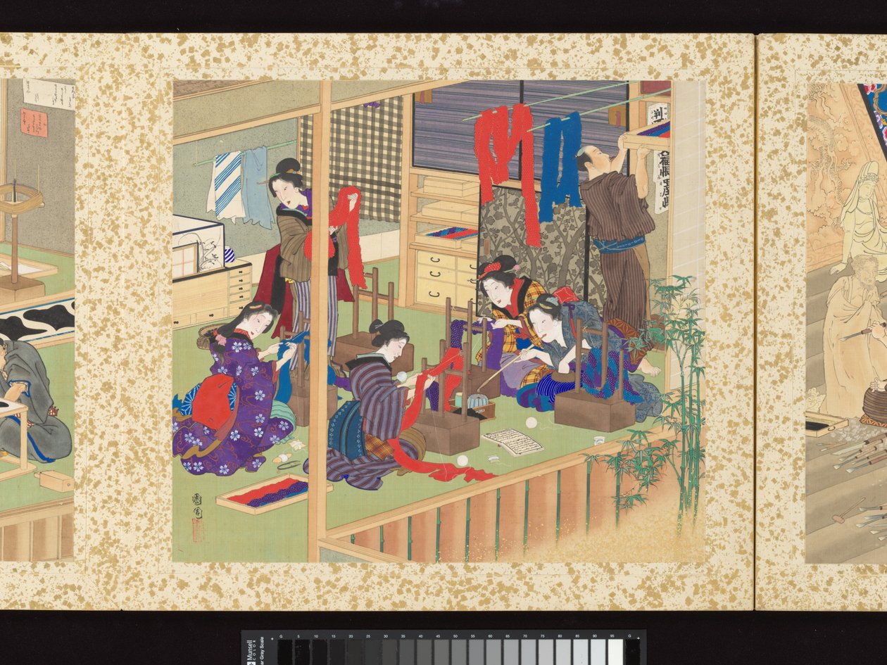  door Toyohara Kunichika