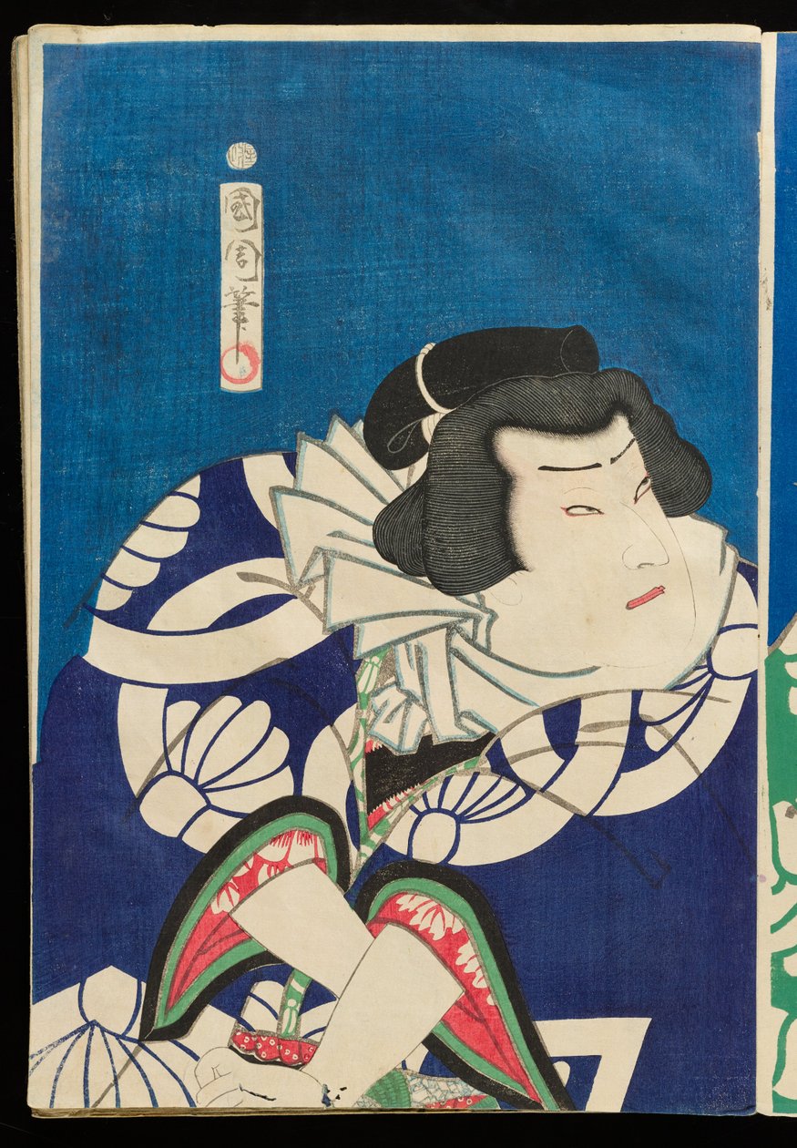 Beliebte Säulen des Frühlings-Sumo-Turniers door Toyohara Kunichika