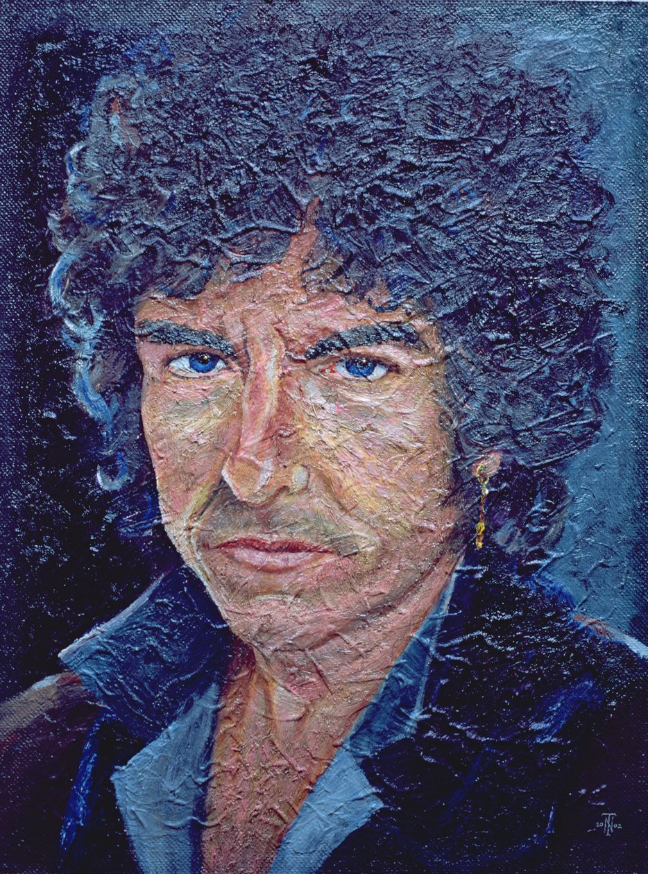 Dylan (geb.1941) door Trevor Neal