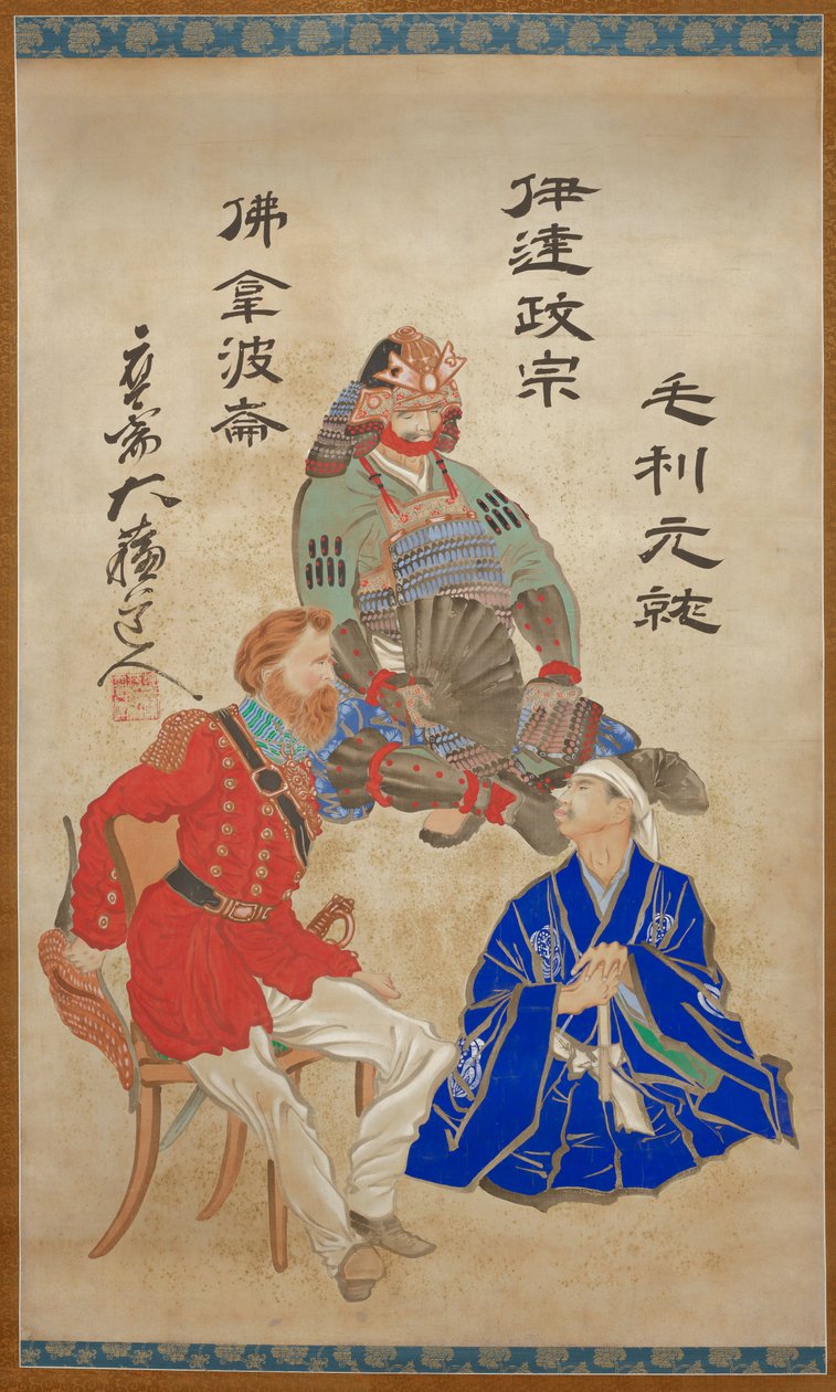 Grote generaals van Oost en West door Tsukioka Yoshitoshi