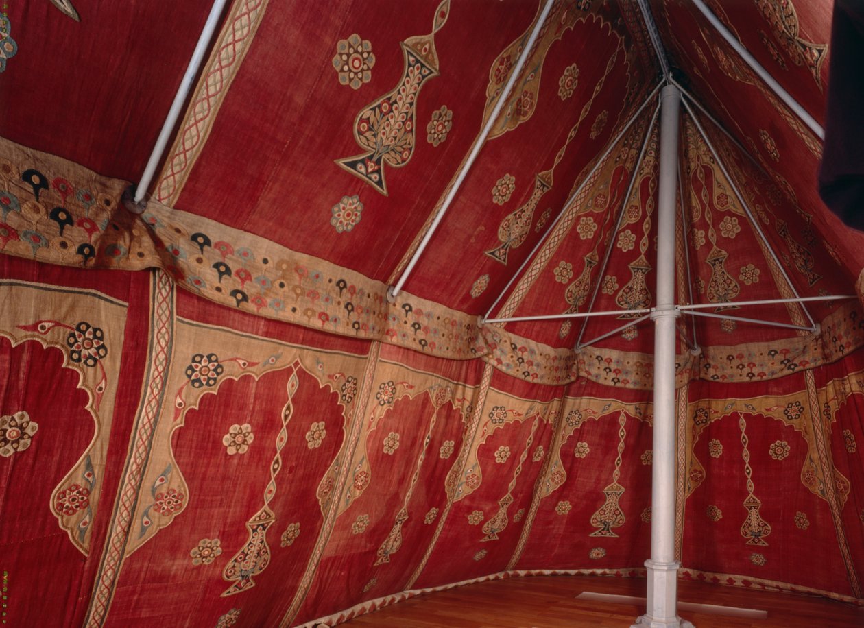 Interieur van een Turkse Tent door Turkish School