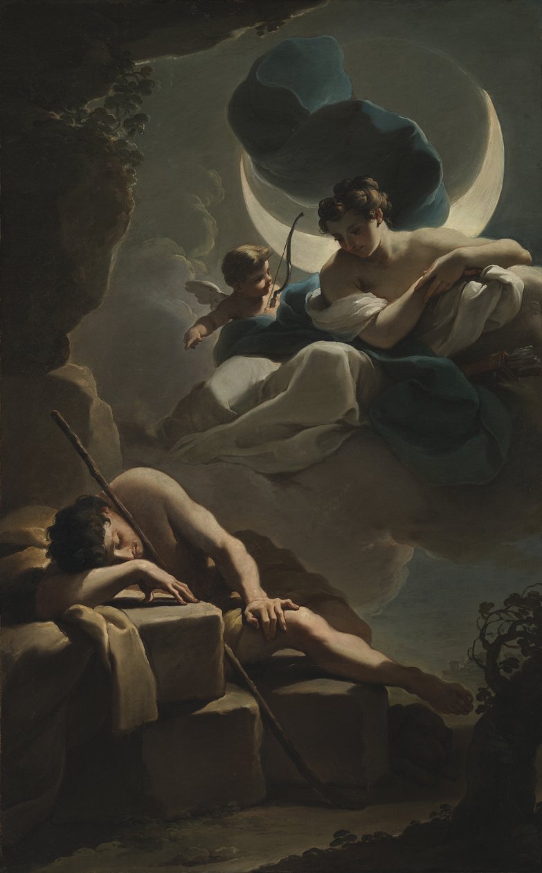 Selene en Endymion door Ubaldo Gandolfi