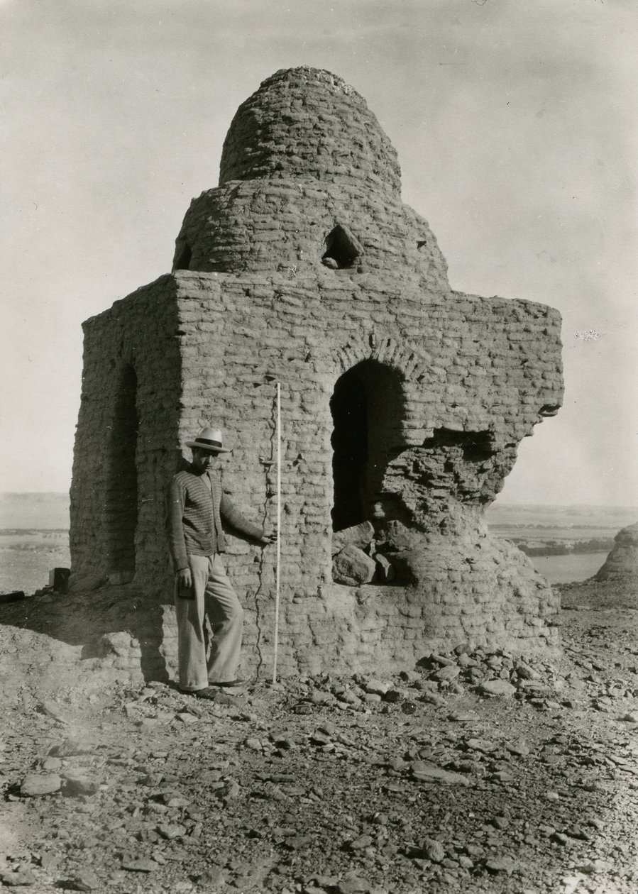 Grote graftombe, necropolis, Qasr Ibrim, Egypte, foto door Ugo Monneret de Villard door Ugo Monneret de Villard