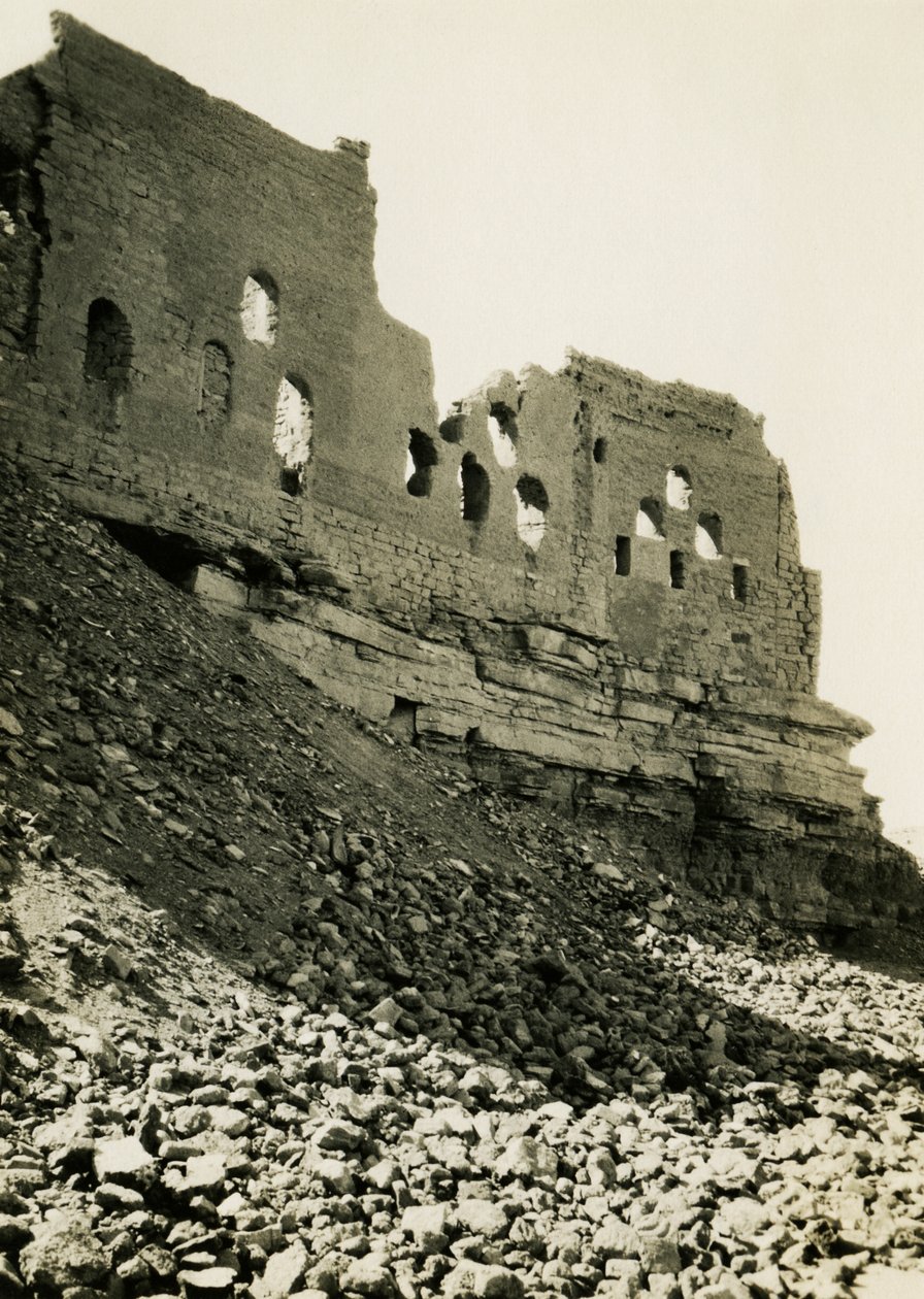 Klooster van St Simeon, Aswan, Egypte, foto door Ugo Monneret de Villard door Ugo Monneret de Villard