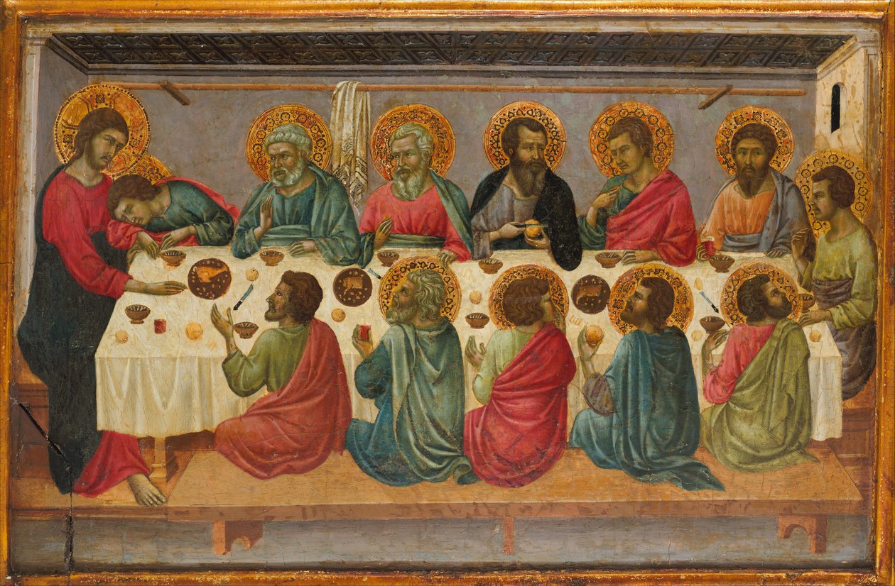 Het Laatste Avondmaal, ca. 1325-30 door Ugolino da Siena
