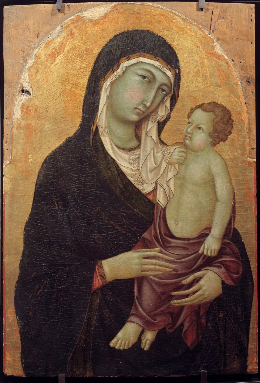 Maagd en Kind door Ugolino di Nerio