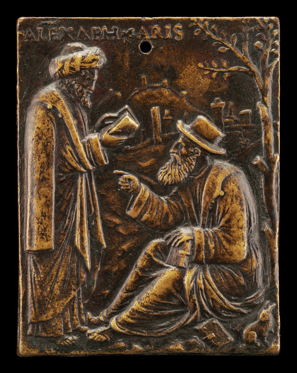 Aristoteles en Alexander van Aphrodisias door Ulocrino