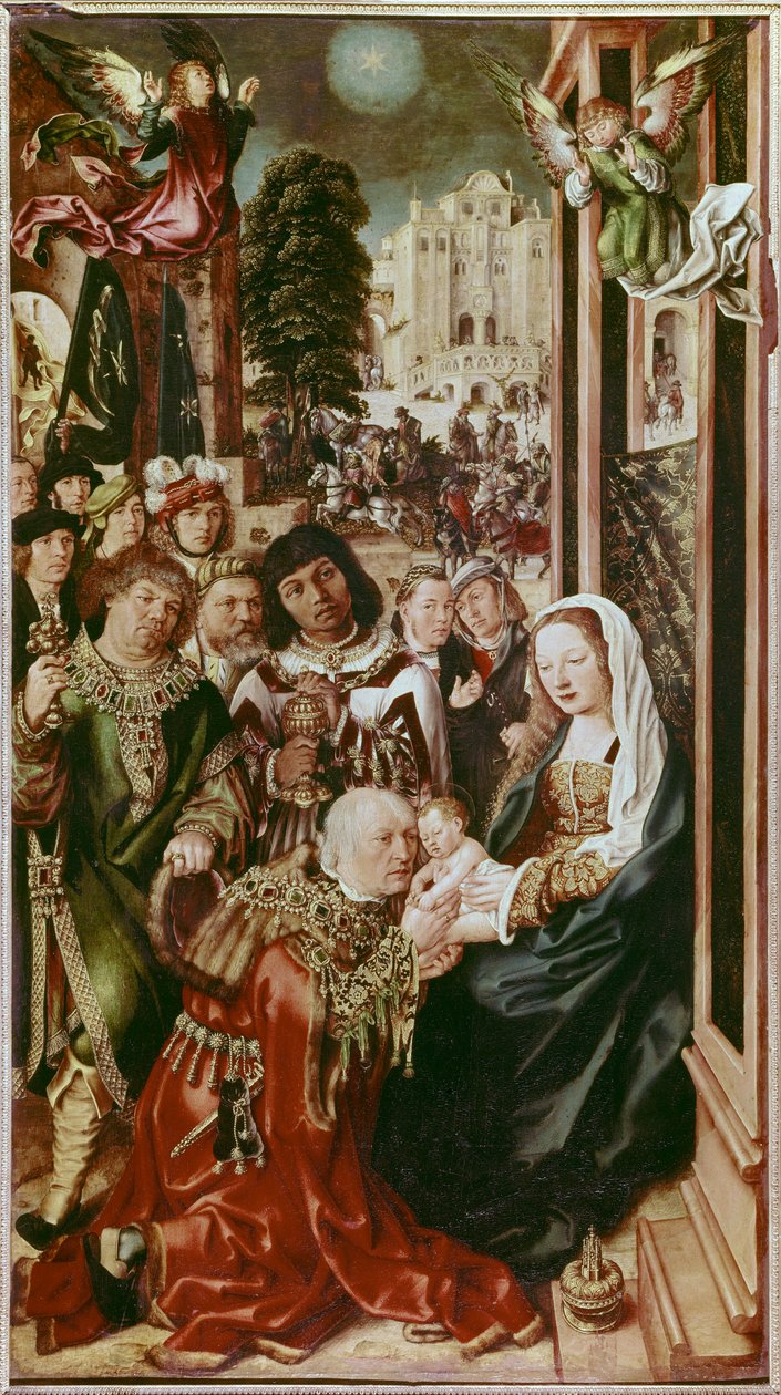 De aanbidding der Wijzen door Ulrich the Elder Apt
