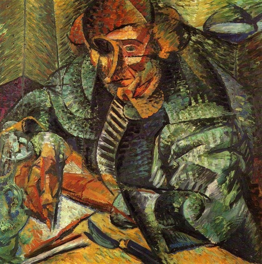 Lantigrazioso door Umberto Boccioni