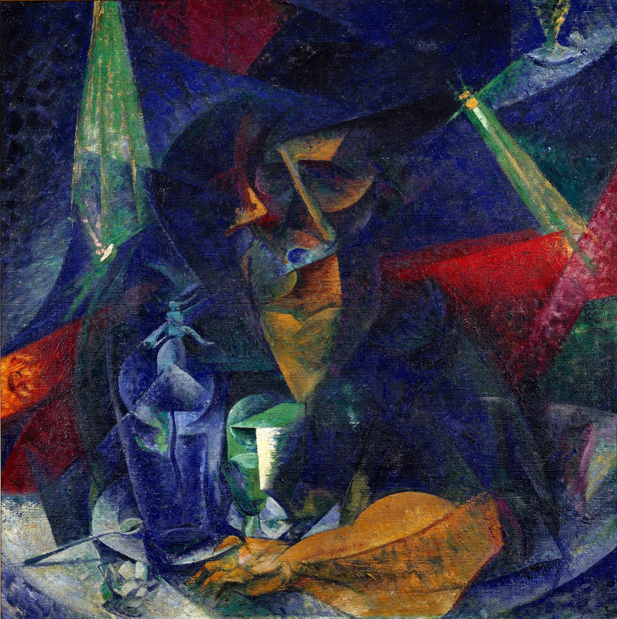 Dame in het café of 