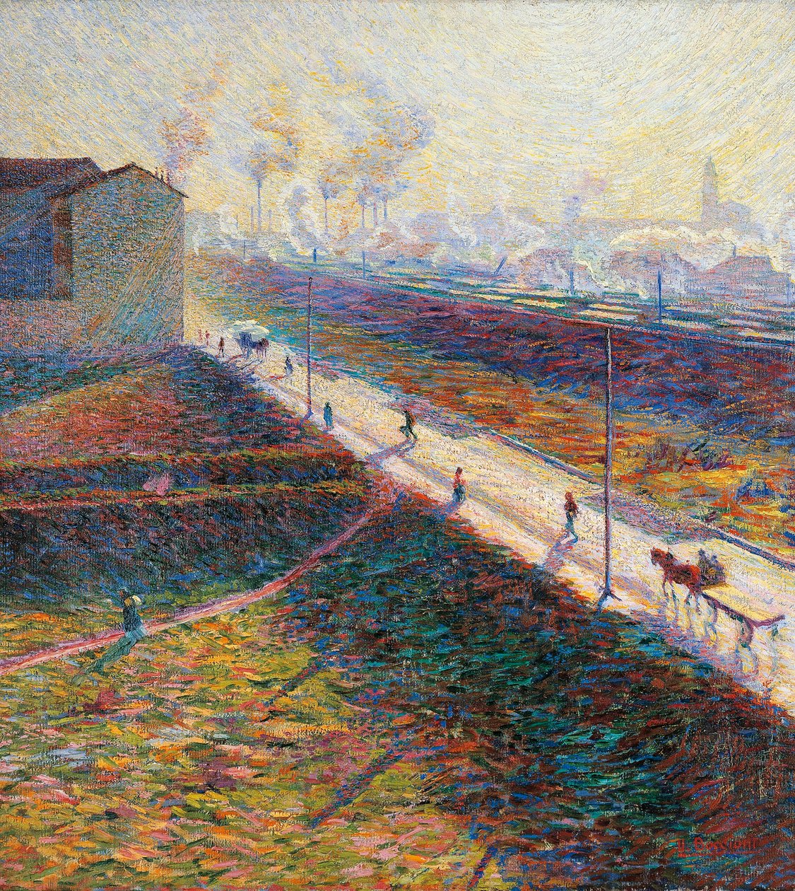 De ochtend door Umberto Boccioni