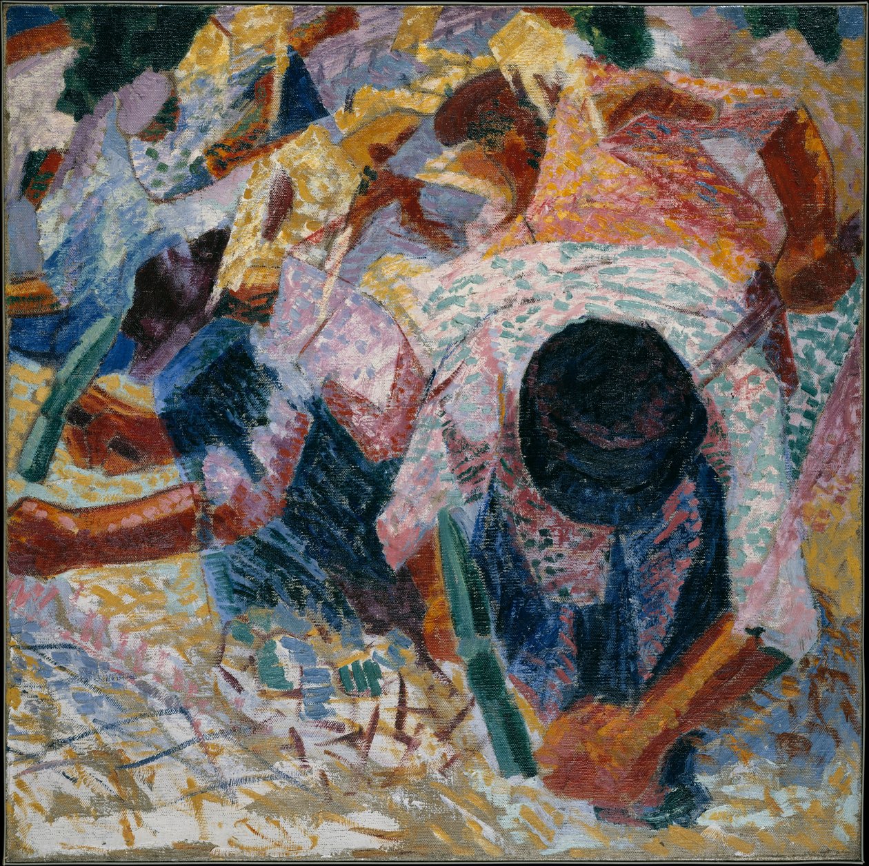 Die Straßenpflasterer door Umberto Boccioni