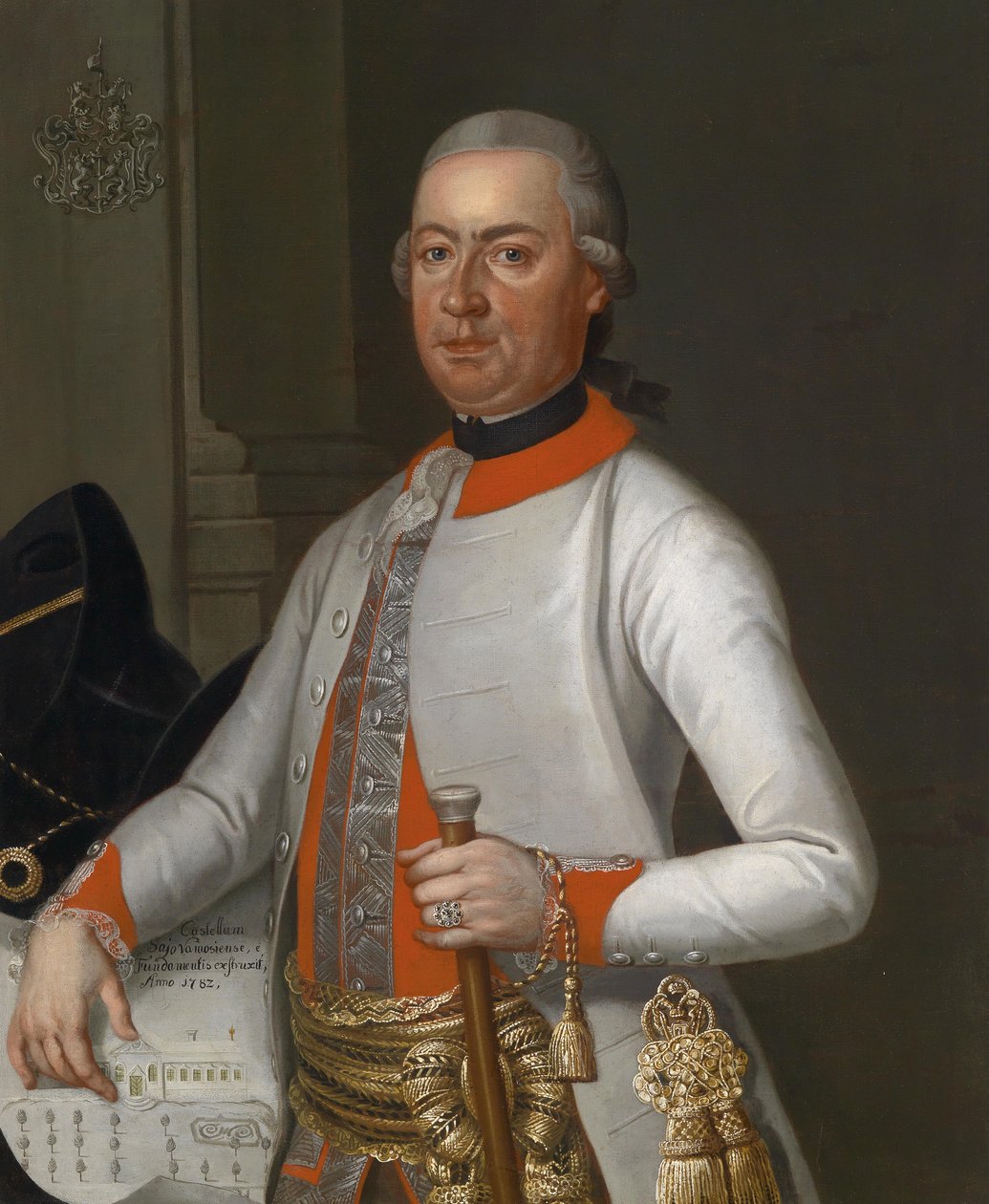 Portret van een graaf Keglevich de Buzin door Unbekannt Unbekannt